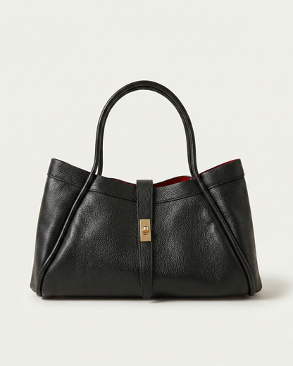 Torebka Opéra z Czarnej Skóry Togo